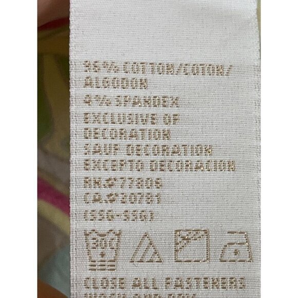 Tommy Hilfiger Top Women XL Pink Floral Tropical Summer Boho Western Retro 80s - Picture 9 of 10